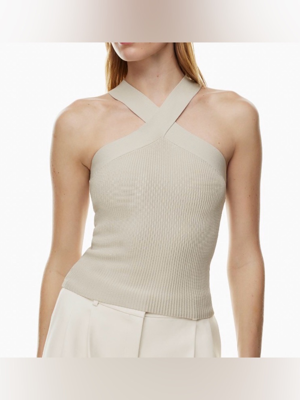 Aritzia Cropped Halter Top